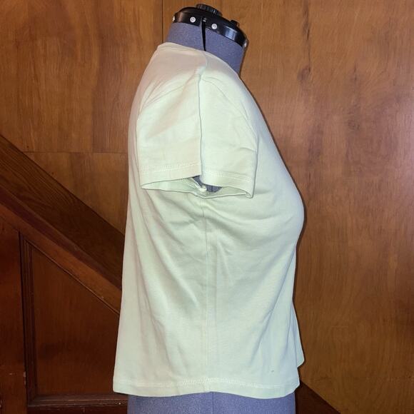 Talbots - 100% Pima Cotton Pastel Green T-shirt - Size L - Soft girl, 90s, 00s - Picture 4 of 6